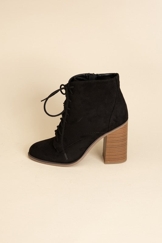 Kidman Lace Up Boots BLACK by Fortune Dynamic | Fleurcouture