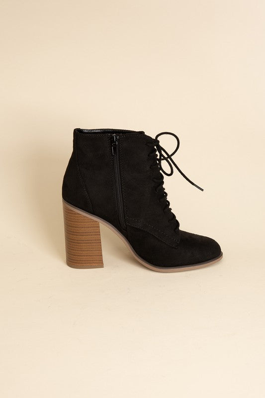 Kidman Lace Up Boots BLACK by Fortune Dynamic | Fleurcouture