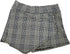 KIDS PLAID ENVELOPE SKORT Black n White S by Cheryl Creations | Fleurcouture