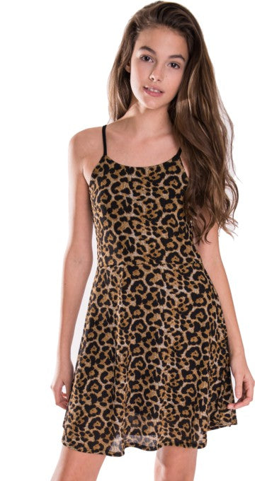 KIDS SOPHIA DRESS Leopard S by Cheryl Creations | Fleurcouture