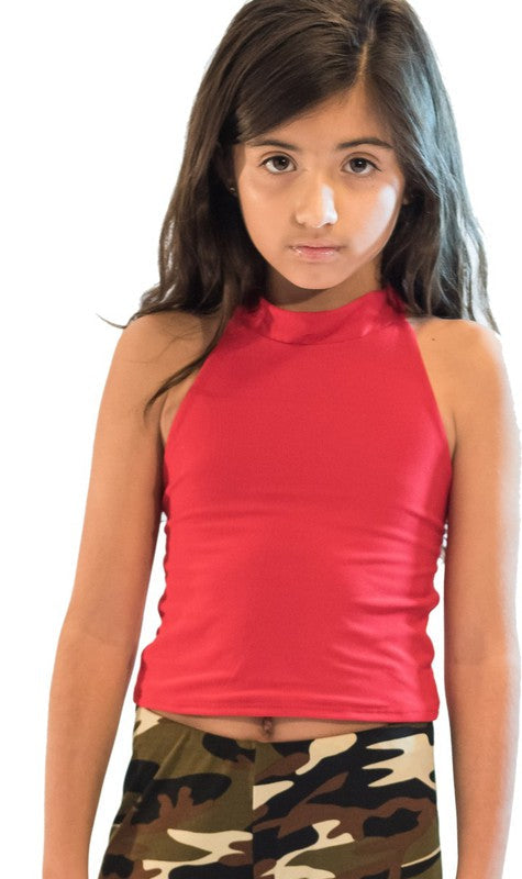 KIDS TIE BACK HALTER TOP by Cheryl Creations | Fleurcouture