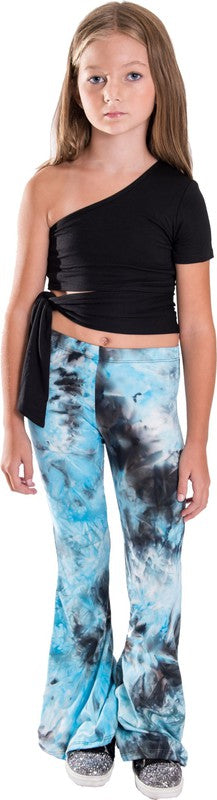 KIDS TIE - DYE BELL BOTTOM PANTS by Cheryl Creations | Fleurcouture