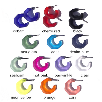 Kit Hoop Earrings Kit Hoops by Leetie Lovendale | Fleurcouture