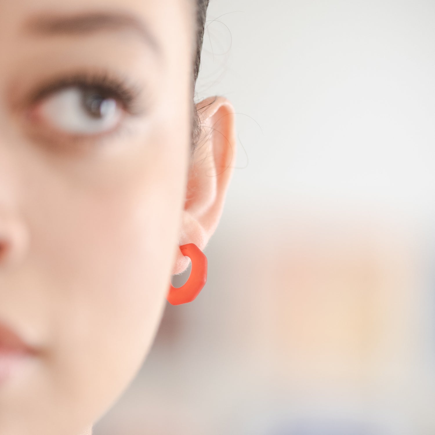 Kit Hoop Earrings Kit Hoops by Leetie Lovendale | Fleurcouture