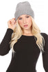 KNITTED SEQUIN BEANIE BDBD/GREY Os by Bella Chic | Fleurcouture