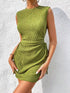 Knot Side Dress lime green S by Miss Sparkling | Fleurcouture