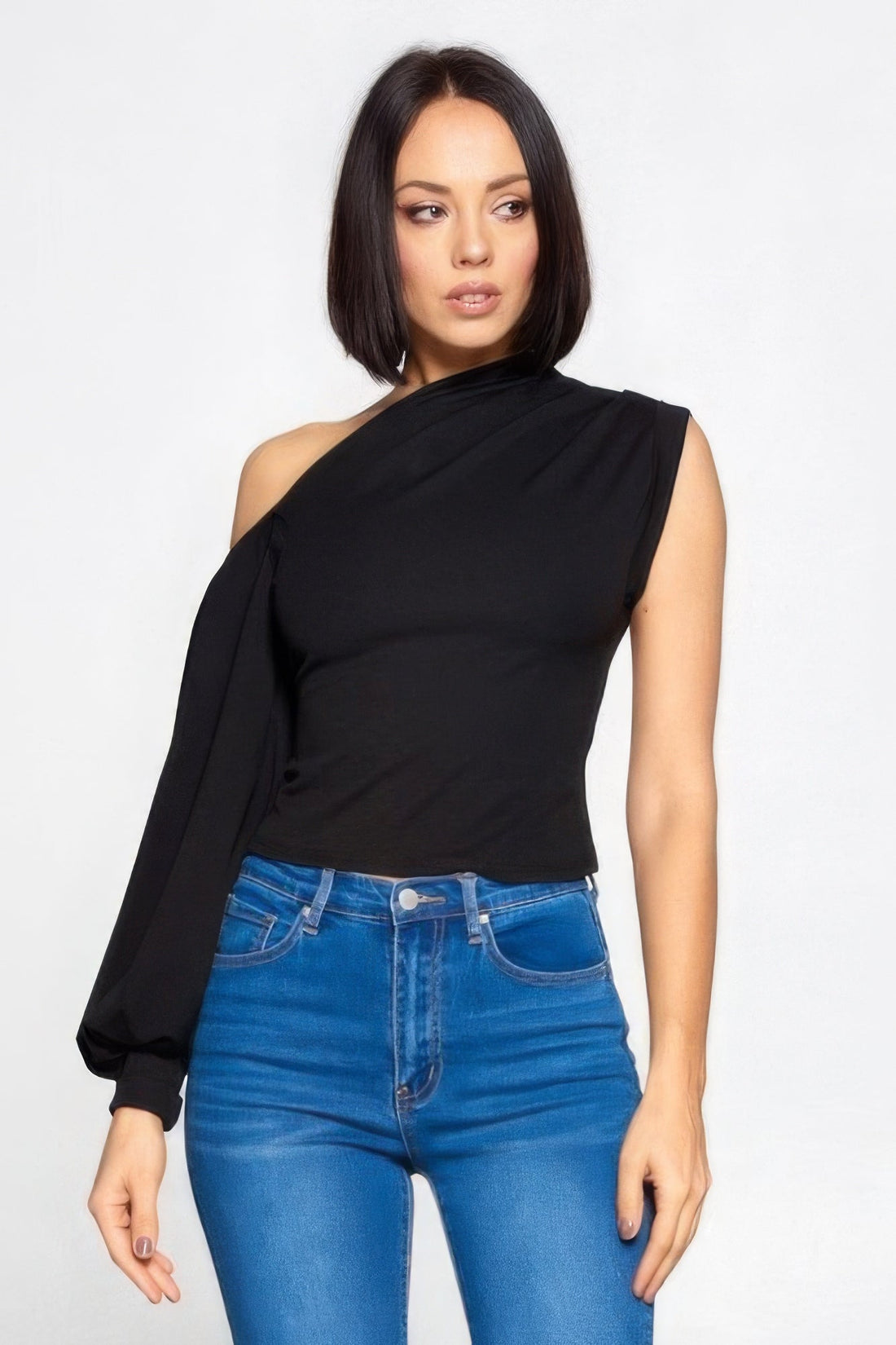 Ladies One-shoulder Top by Fleurcouture | Fleurcouture