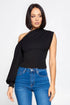 Ladies One-shoulder Top by Fleurcouture | Fleurcouture