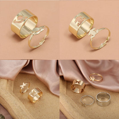 lady geometric alloy plating artificial gemstones women&