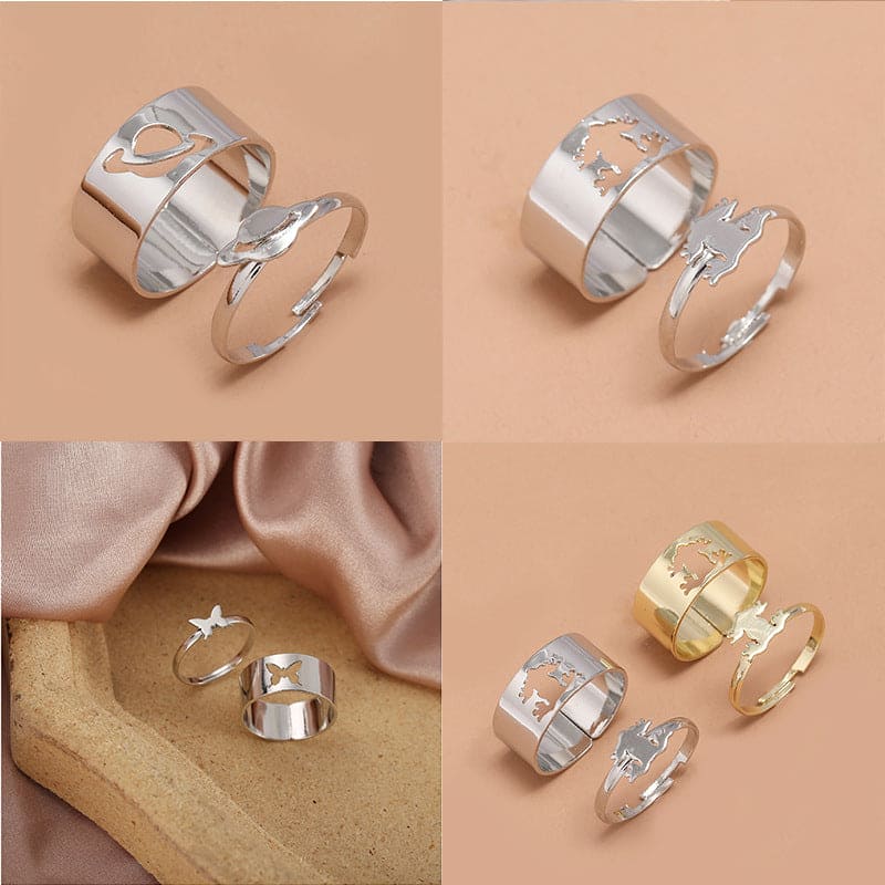 lady geometric alloy plating artificial gemstones women&