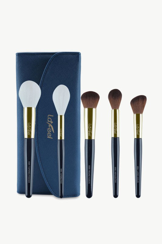 Lafeel Brush Set with Bag Black S3 by Sifides | Fleurcouture