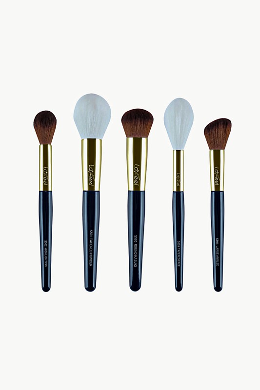 Lafeel Brush Set with Bag Black S3 by Sifides | Fleurcouture