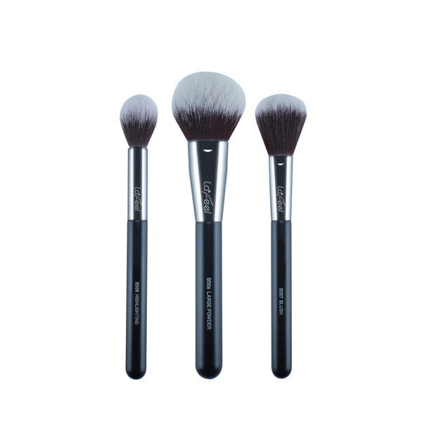 Lafeel Pure Black Collection Must Have Brush Set Black S3 by Sifides | Fleurcouture