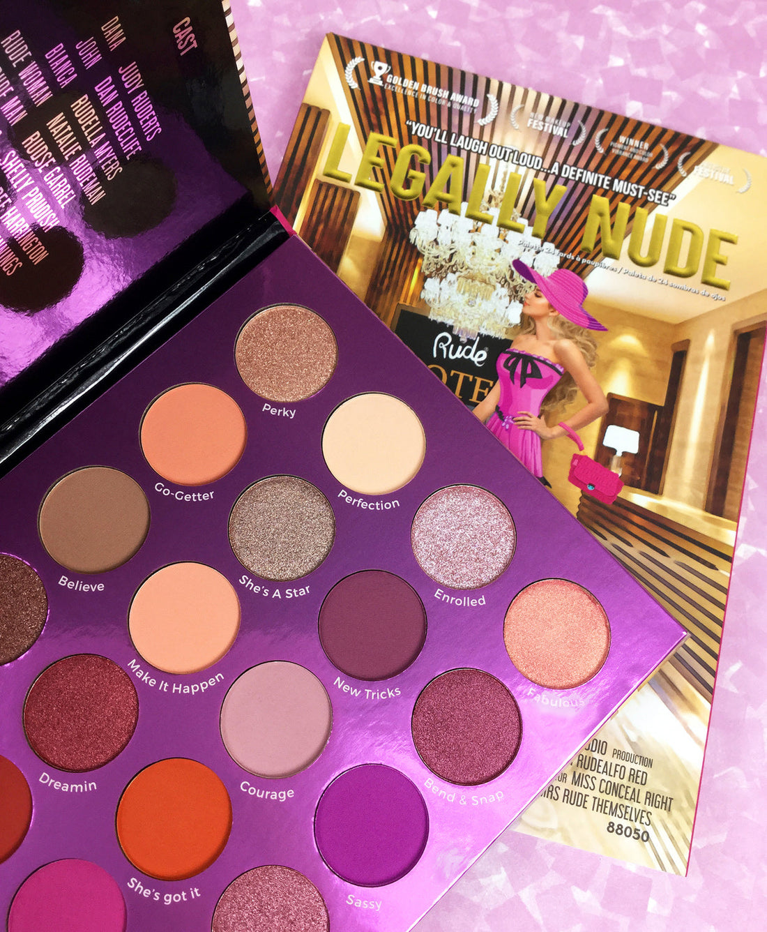 Legally Nude - 24 Eyeshadow Palette Eyeshadow Palettes by Rude Cosmetics | Fleurcouture