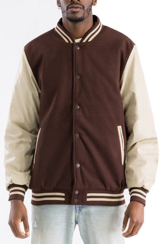 Lettermans Jacket BROWN S Men&