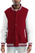 Lettermans Jacket BURGUNDY S Men&