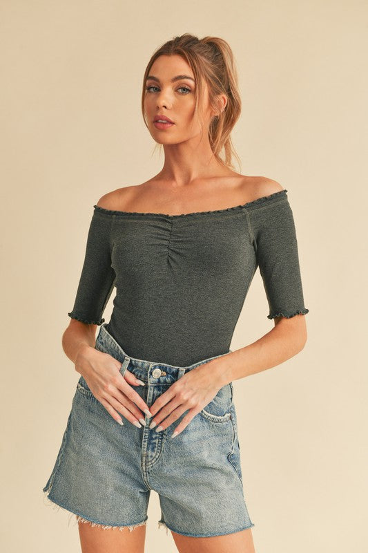 Lilah Top WHITE by Aemi + Co | Fleurcouture