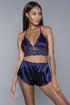 Liliana Cami and Short Set Navy Blue L by BE WICKED | Fleurcouture