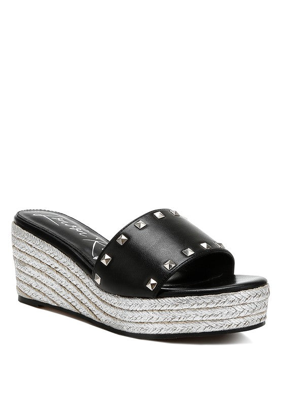 Lilja Slip On Espadrilles Black US-5 / UK-3 / EU-36 by Rag Company | Fleurcouture