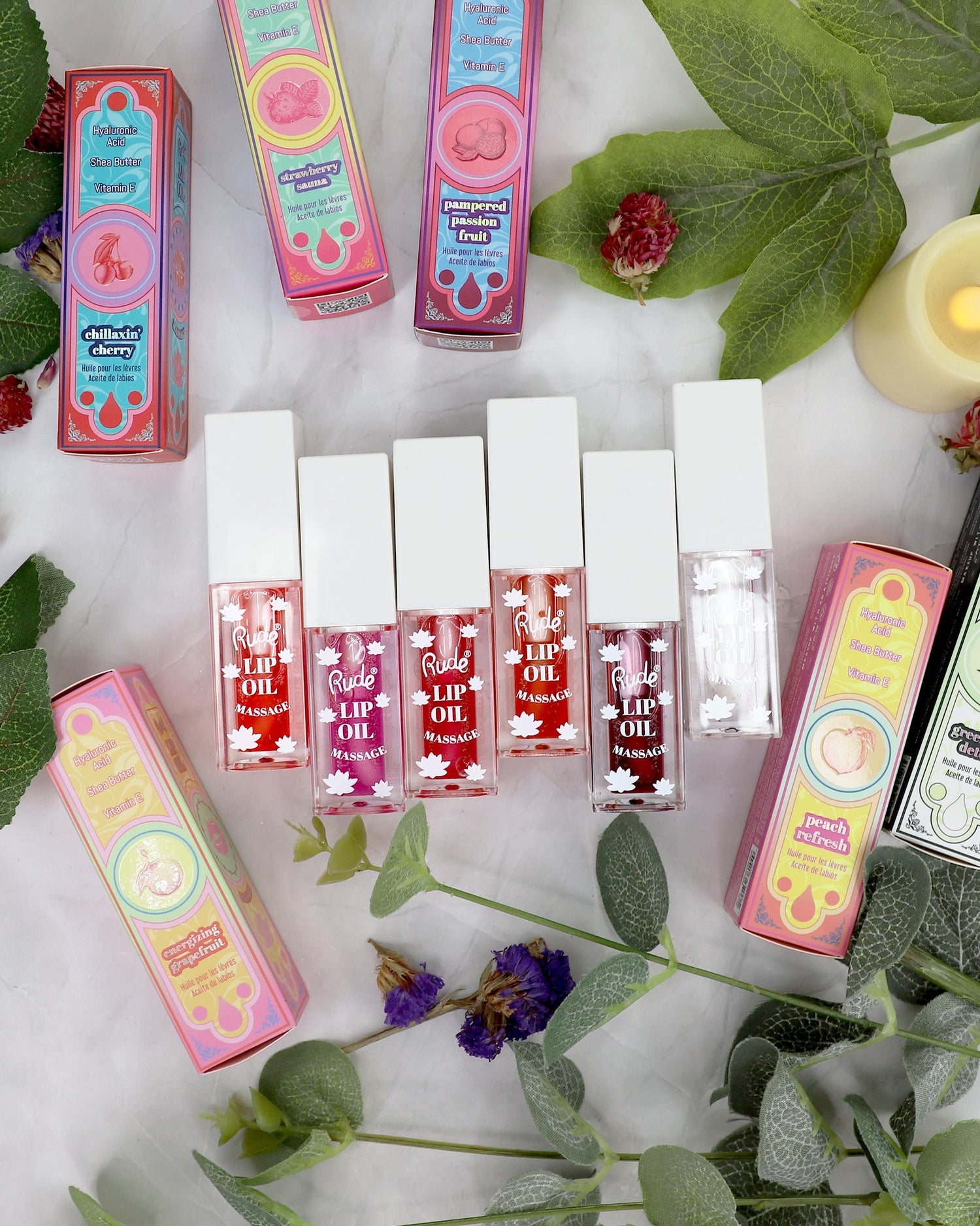 Lip Oil Massage Lip Gloss by Rude Cosmetics | Fleurcouture