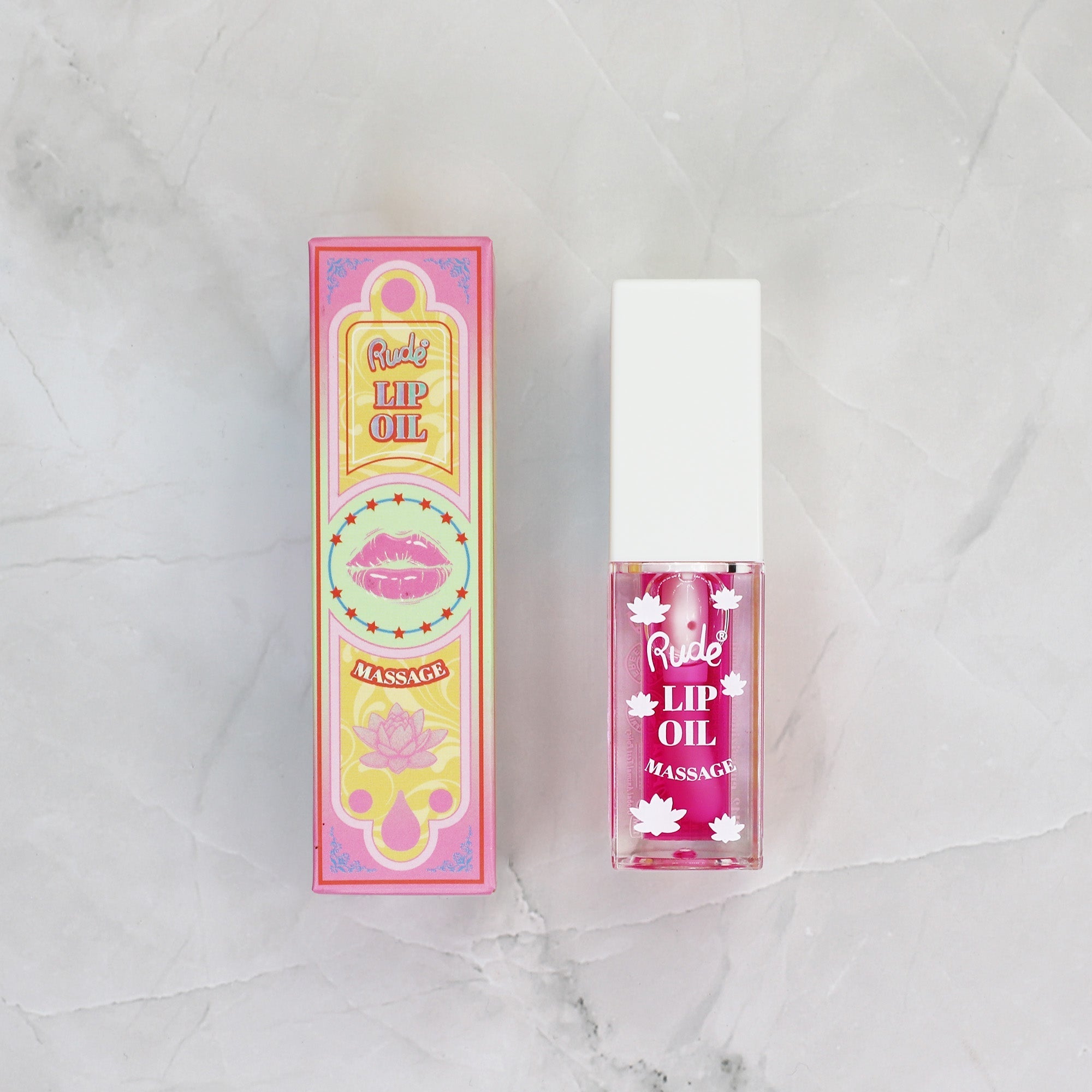 Lip Oil Massage Lip Gloss by Rude Cosmetics | Fleurcouture