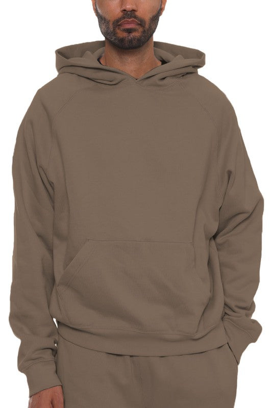 Little Better Premium Cotton Hoodie COFFEE 2XL Men&