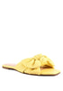 Little Jane Textured Bow Slider Flats Yellow 5 by Rag Company | Fleurcouture