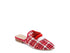 London Rag MARIANA WOVEN FLAT MULES WITH TASSELS Red 5 by Rag Company | Fleurcouture