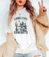 Long Live Cowboys Graphic Tee White XS Women&