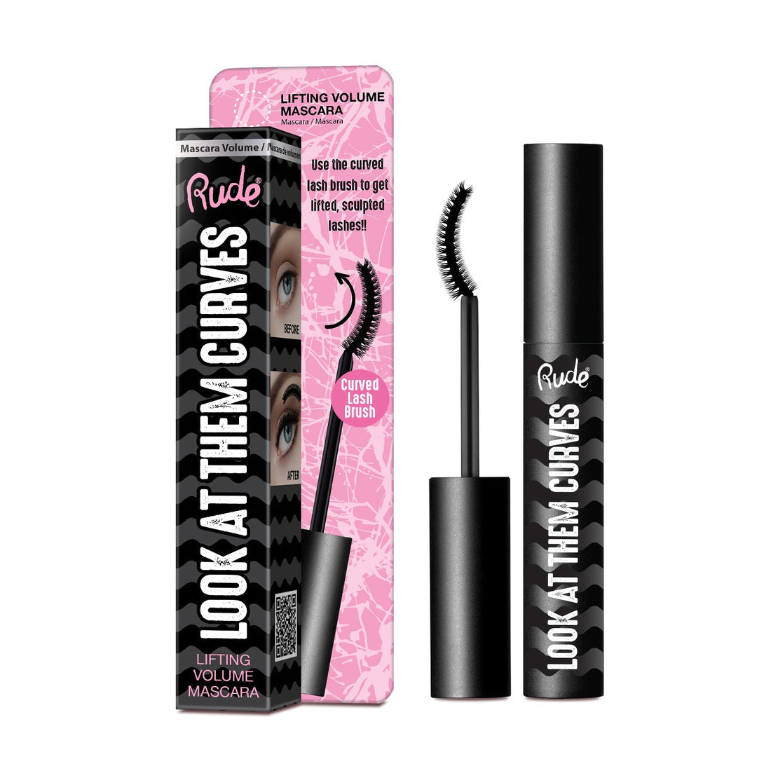 Look At Them Curves - Lifting Mascara Mascara by Rude Cosmetics | Fleurcouture