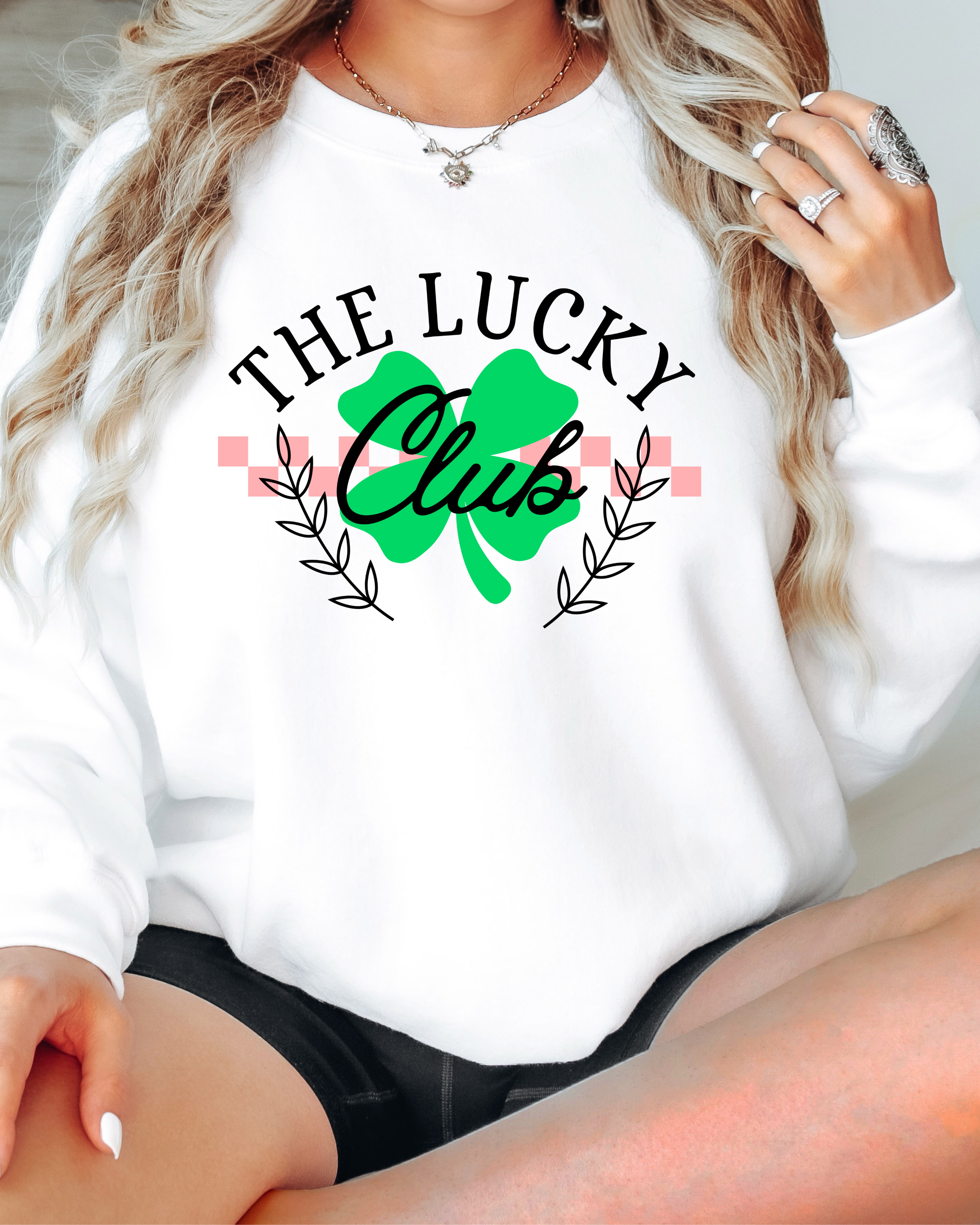 LUCKY CLUB SWEATSHIRT by Lemon Love | Fleurcouture