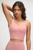 Lululemon Align Cropped Tank Top Same Fabric Pink S by OTOS Active | Fleurcouture