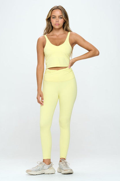 Lululemon Align Cropped Tank Top Same Fabric Sunshine by OTOS Active | Fleurcouture