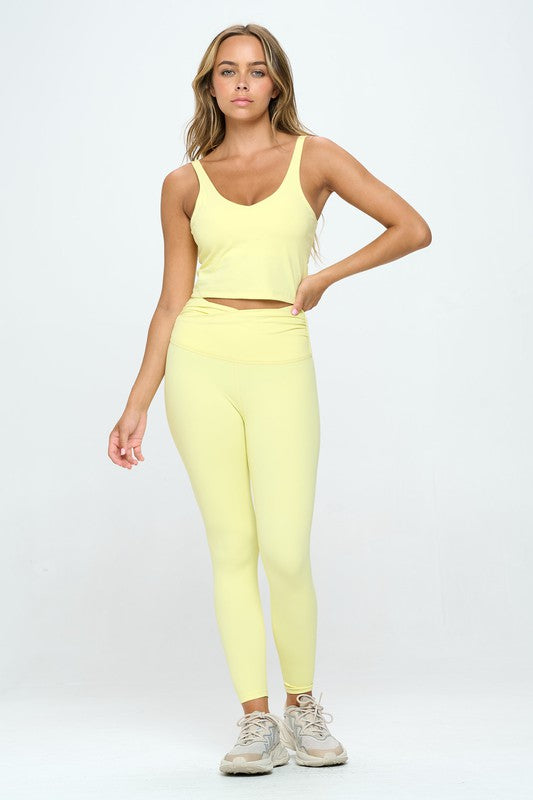 Lululemon Align Cropped Tank Top Same Fabric Sunshine by OTOS Active | Fleurcouture