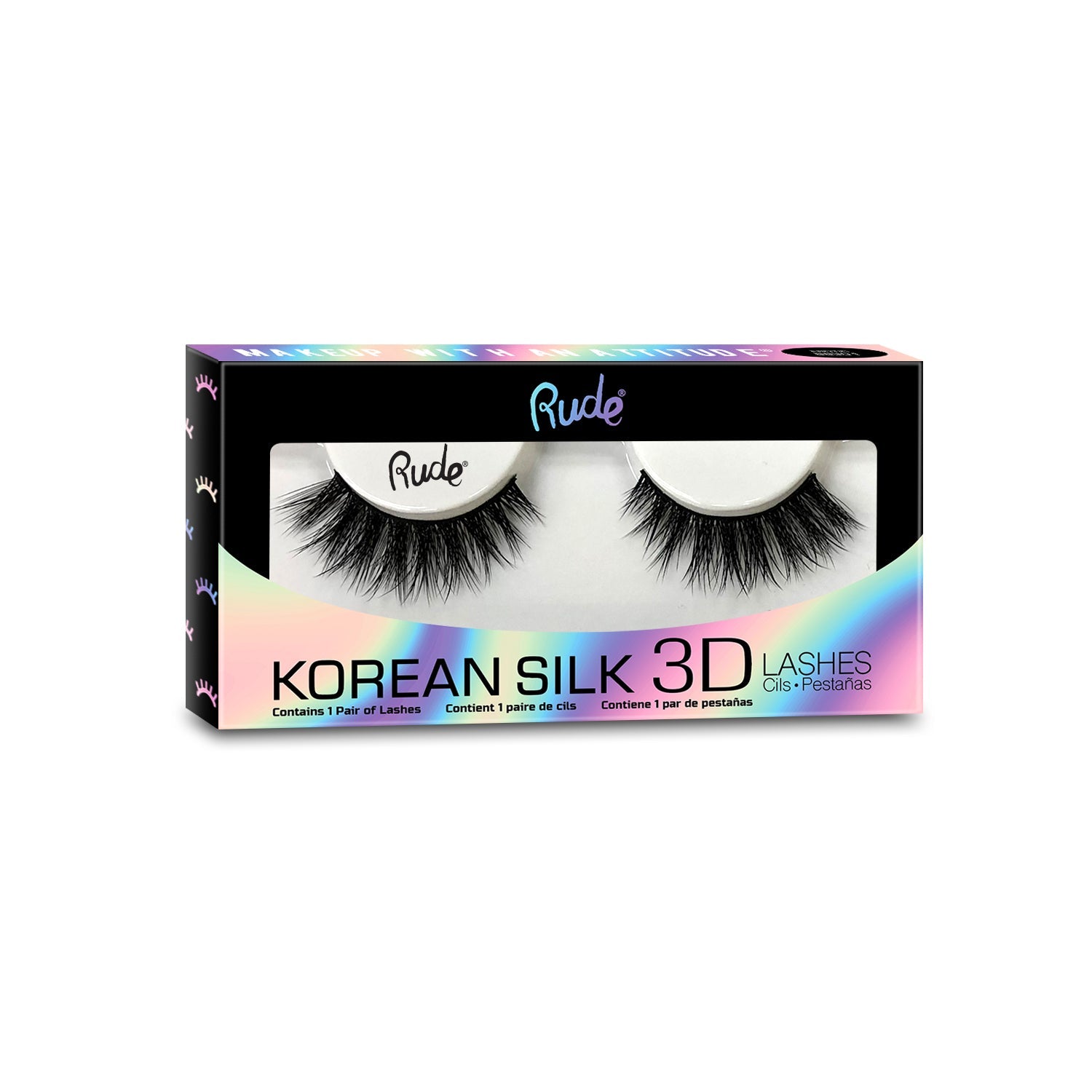 Lush - Korean Silk 3D Lashes Foam Board Display Set, 36 pcs Wholesale Set by Rude Cosmetics | Fleurcouture