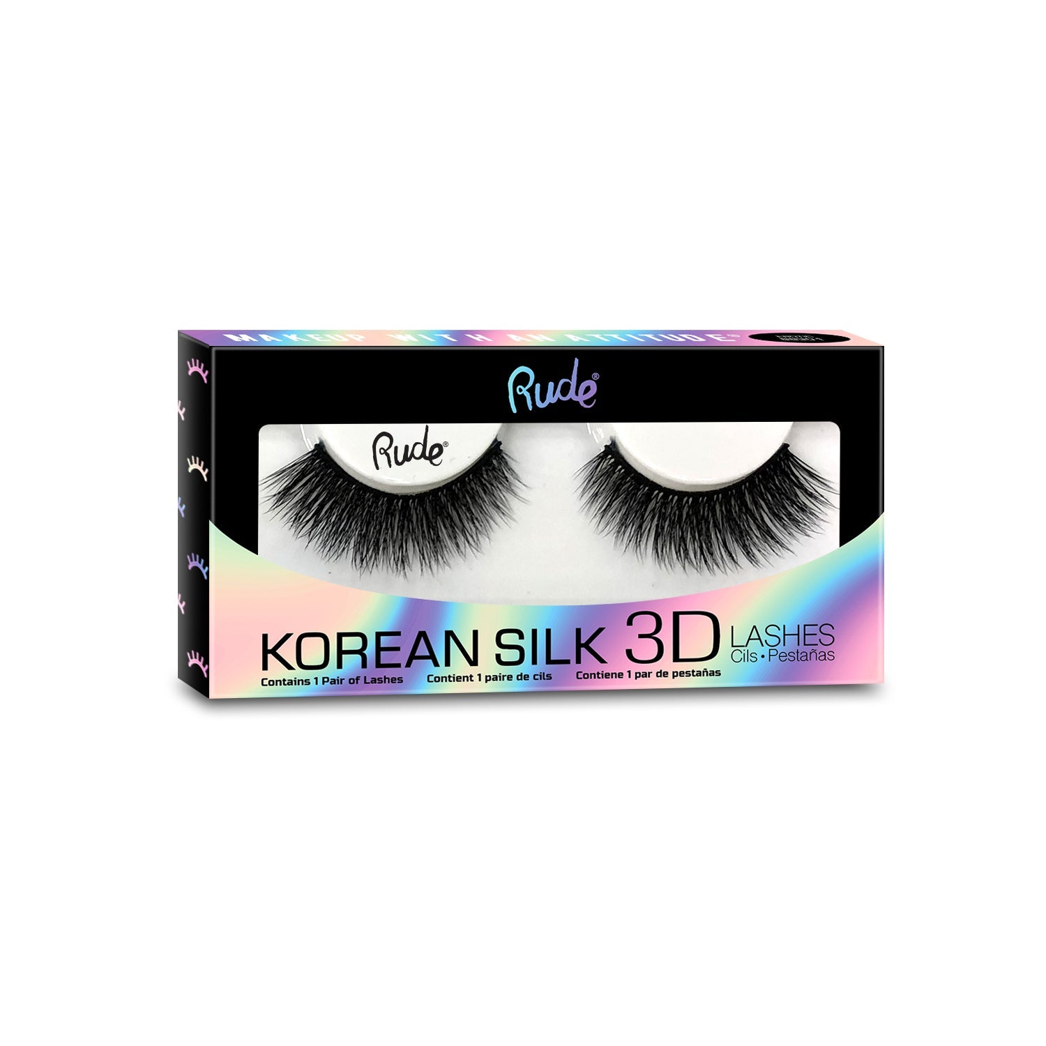 Lush - Korean Silk 3D Lashes Foam Board Display Set, 36 pcs Wholesale Set by Rude Cosmetics | Fleurcouture