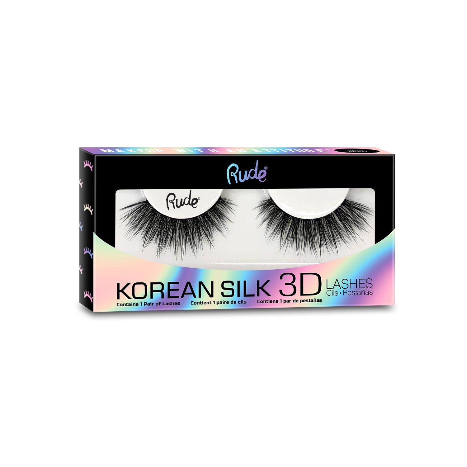 Lush - Korean Silk 3D Lashes Foam Board Display Set, 36 pcs Wholesale Set by Rude Cosmetics | Fleurcouture