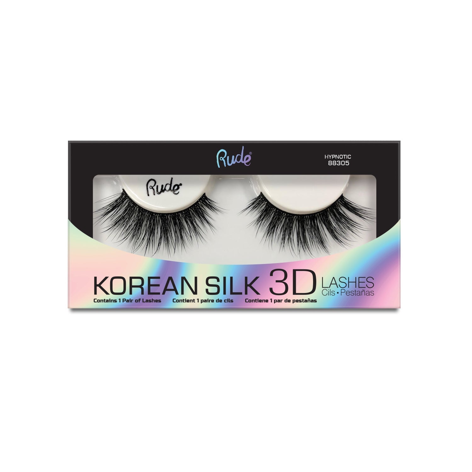 Lush - Korean Silk 3D Lashes Hypnotic False Eyelashes by Rude Cosmetics | Fleurcouture