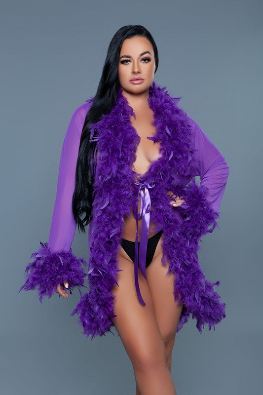 Lux Robe VIOLET OS by BE WICKED | Fleurcouture