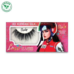 Luxe 3D Lashes | Premium 3D Eyelashes Believe False Lashes by Rude Cosmetics | Fleurcouture