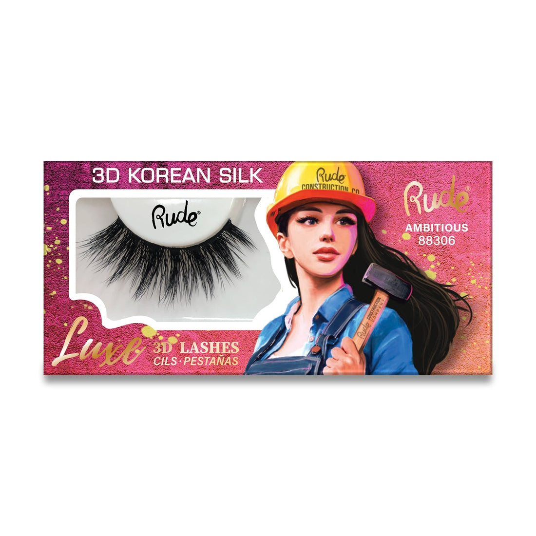 Luxe 3D Lashes | Premium 3D Eyelashes False Lashes by Rude Cosmetics | Fleurcouture