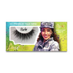 Luxe 3D Lashes | Premium 3D Eyelashes Inspiration False Lashes by Rude Cosmetics | Fleurcouture