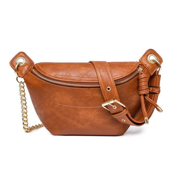 Luxe Convertible Sling Belt Bum Bag OneSize by Aili&