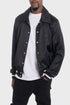 LUXURY Satin Bomber Jacket BLACK S Men&