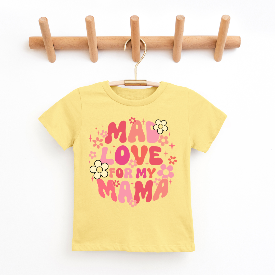 Mad Love For My Mama Youth &amp; Toddler Graphic Tee 2T Butter Youth Graphic Tee by Tea Shirt Shoppe | Fleurcouture