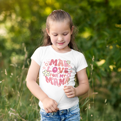 Mad Love For My Mama Youth &amp; Toddler Graphic Tee 2T White Youth Graphic Tee by Tea Shirt Shoppe | Fleurcouture