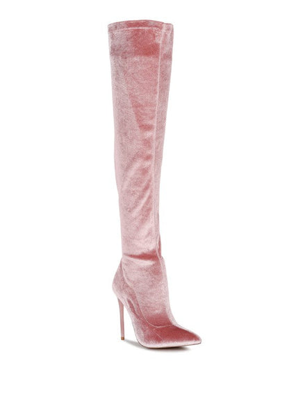 Madmiss Stiletto Calf Boots ROSE US-5 / UK-3 / EU-36 by Rag Company | Fleurcouture