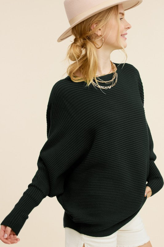 Mae Sweater BLACK S by La Miel | Fleurcouture