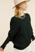 Mae Sweater BLACK S by La Miel | Fleurcouture