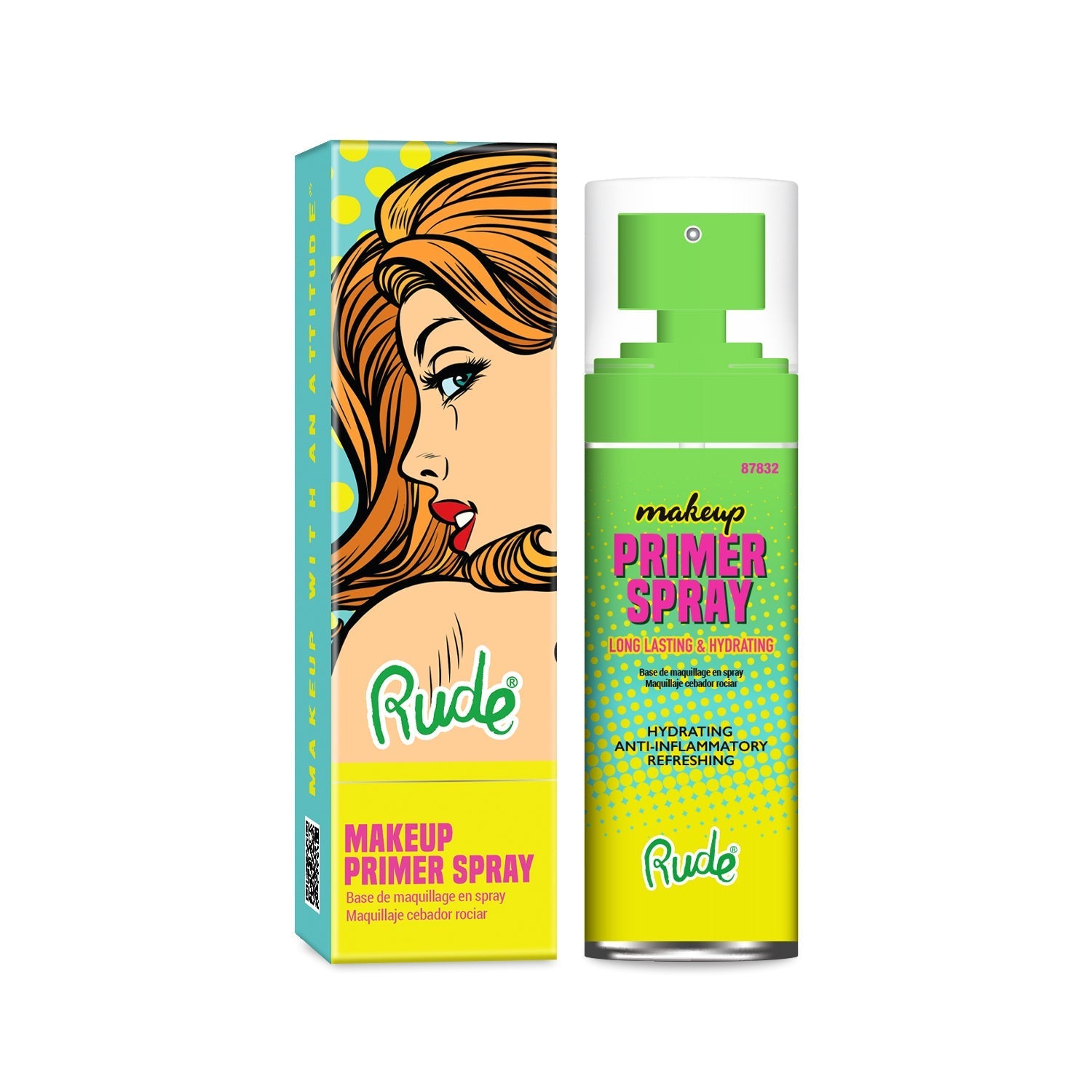 Makeup Primer Spray Setting Spray &amp; Powder by Rude Cosmetics | Fleurcouture